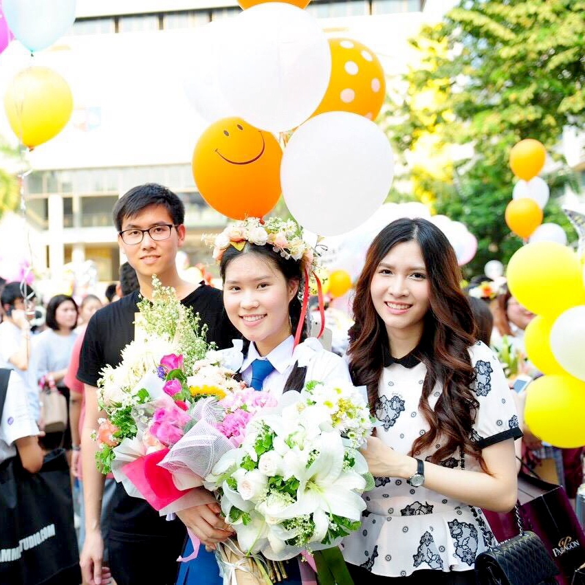 น้องมิก น้องหมิว และน้องแคท
